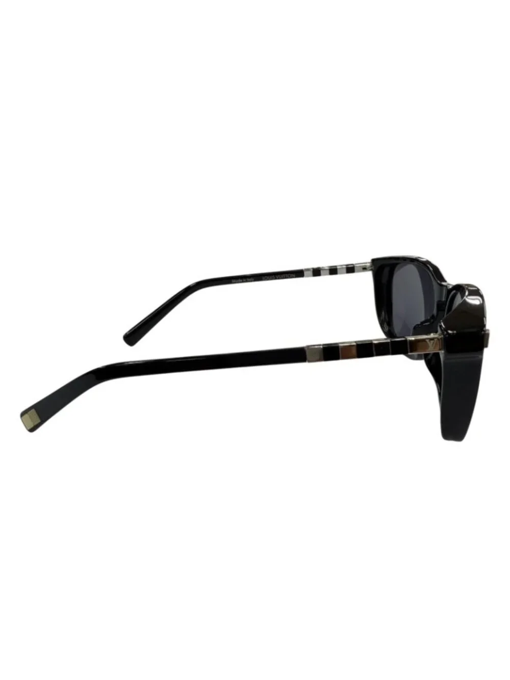Louis Vuitton Conviction Sunglasses Black Silver 57 18 Demo Lens Eyewear